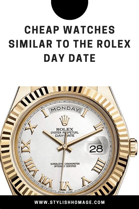 rolex date just fake|best rolex day date homage.